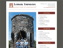 Tablet Screenshot of landmarkmaine.com